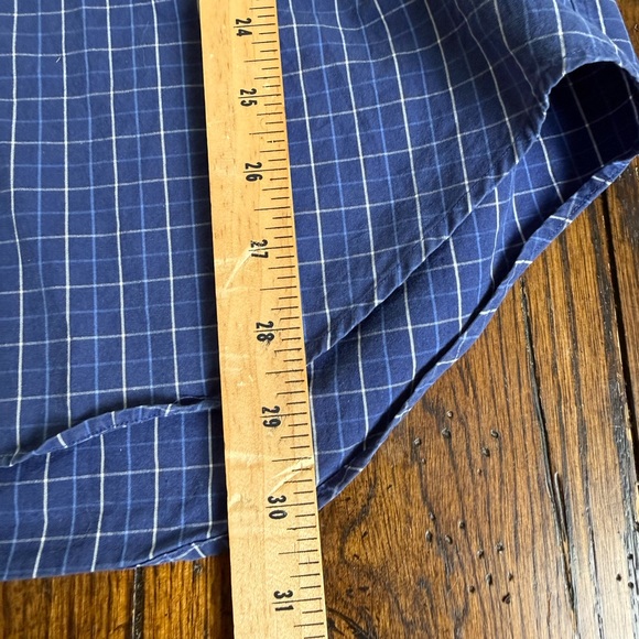 Ralph Lauren Blue Plaid Men's Shirt Blake M - Picture 4 of 6
